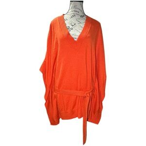 Michael Kors V-Neck Poncho Sweater